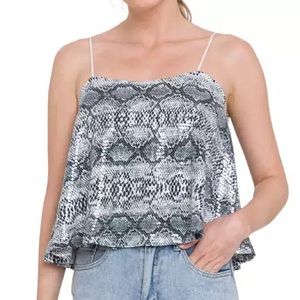 Endless rose sequin top